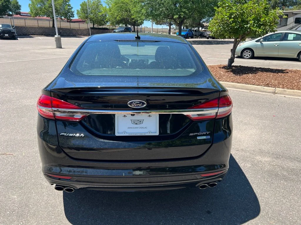 Used 2017 Shadow Black Ford Sport image 4