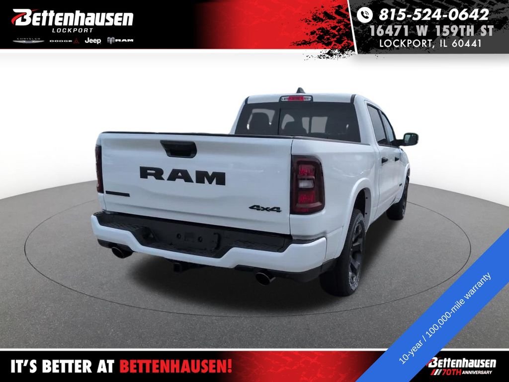New 2026 Bright White Clear-Coat Exterior Paint RAM BIG HORN image 10