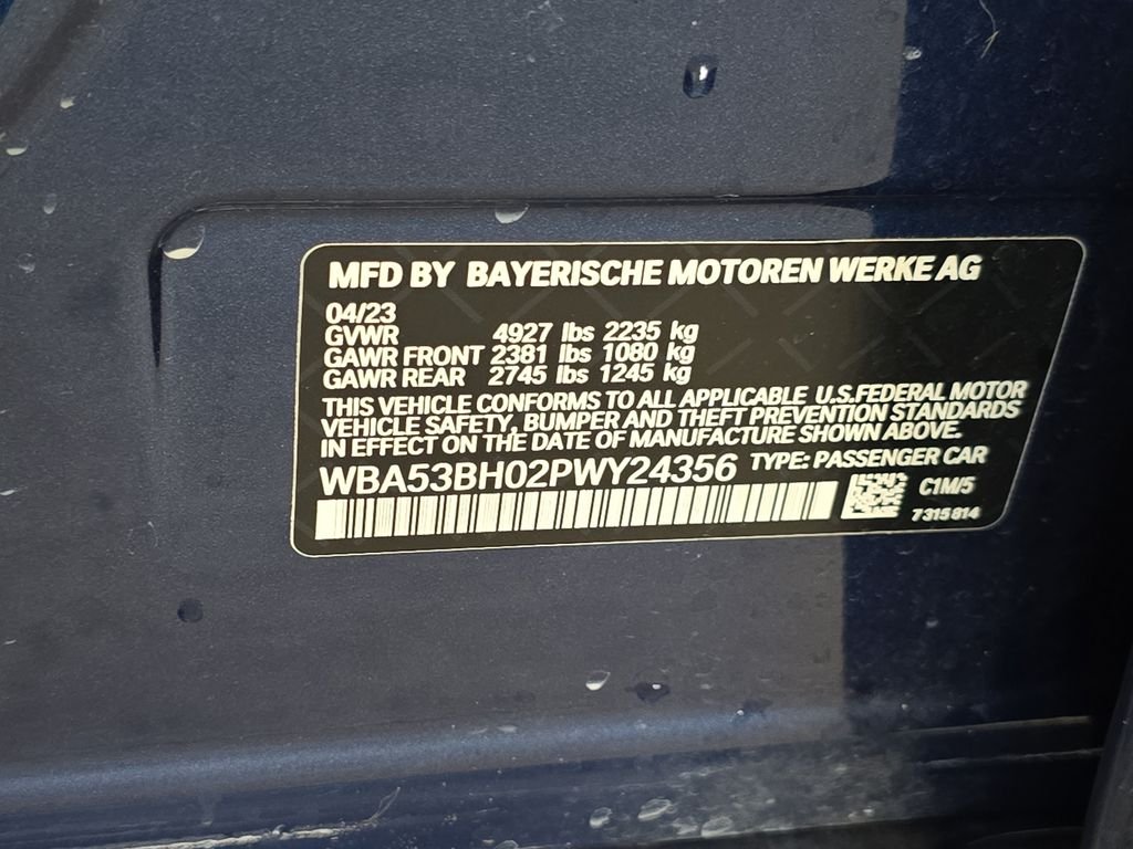 Used 2023 Phytonic Blue Metallic BMW 530i image 34