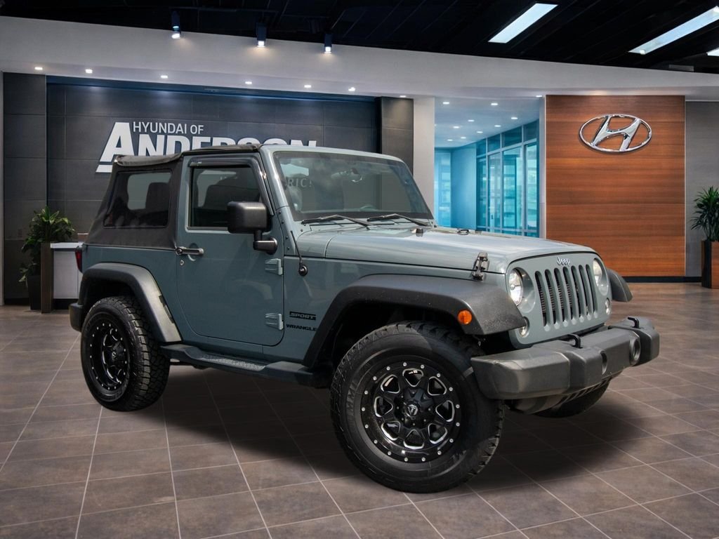 Used 2014 Jeep Wrangler Sport with VIN 1C4AJWAG5EL125095 for sale in Anderson, SC