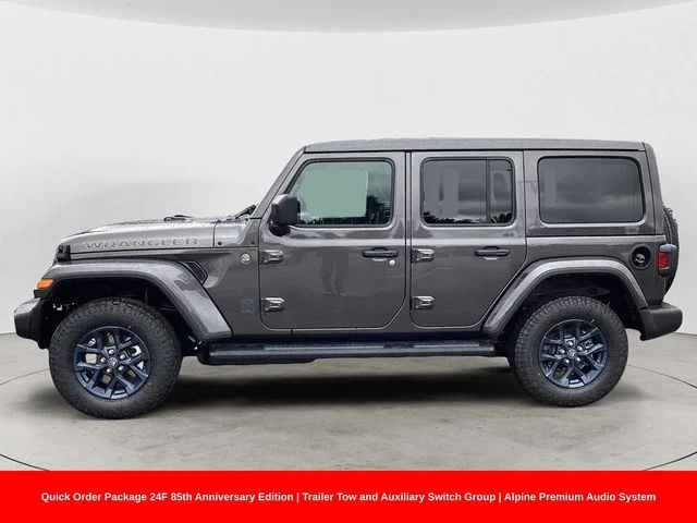 New 2026 Crystal Metallic Jeep 4-DOOR 85TH ANNIVERSARY EDITION image 2