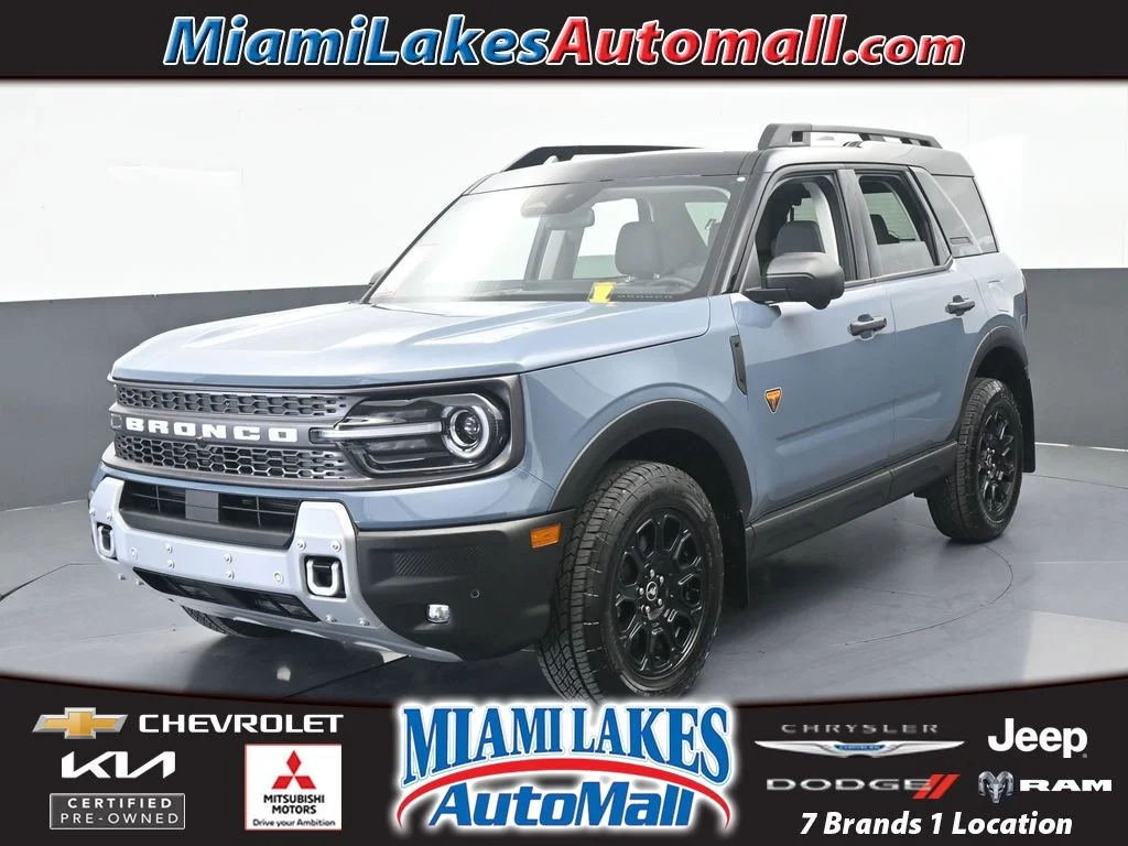 Used 2026 Azure Gray Metallic Ford Badlands image 1