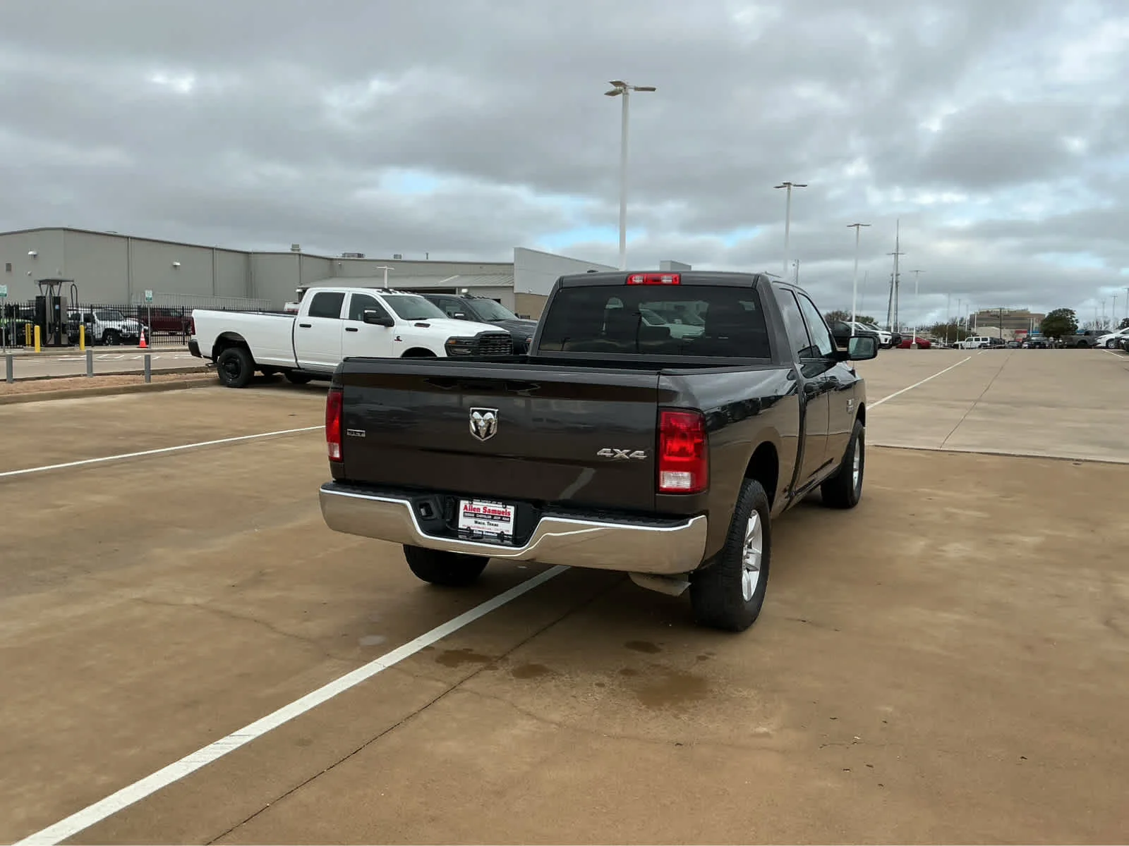 Used 2024 Granite Crystal Metallic Clearcoat Ram SLT image 8