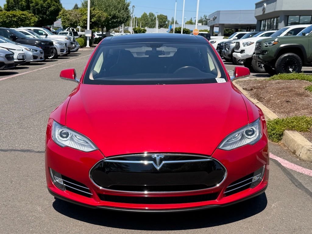 Used 2013 Red Tesla Performance image 3