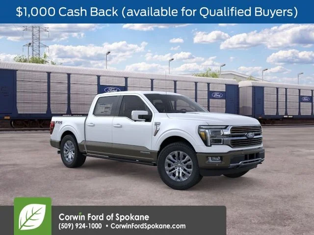 New 2026 Star White Metallic Tri-Coat Ford King Ranch image 1