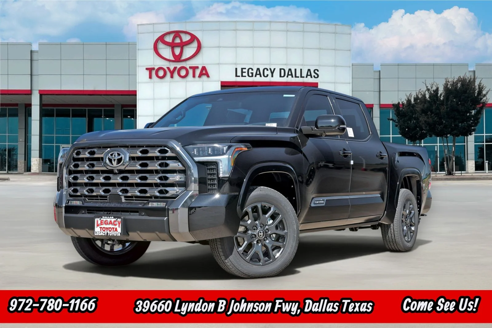 New 2026 Midnight Black Metallic Toyota Platinum image 1
