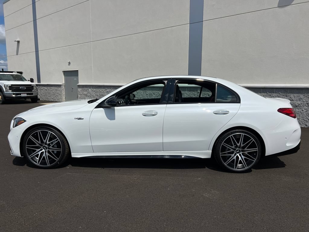 New 2026 MANUFAKTUR Moonlight White Metallic Mercedes-Benz AMG® C 43 4MATIC Sedan image 41