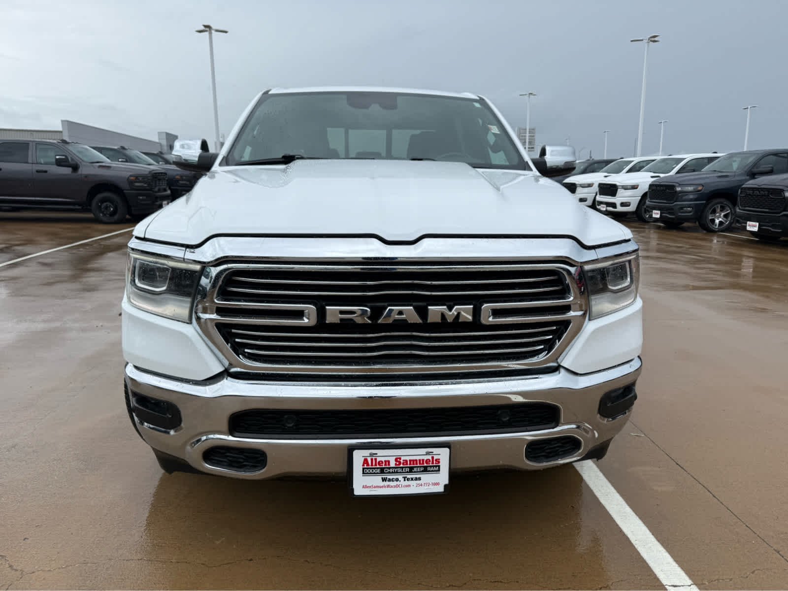 Used 2023 Bright White Clearcoat Ram Laramie image 3