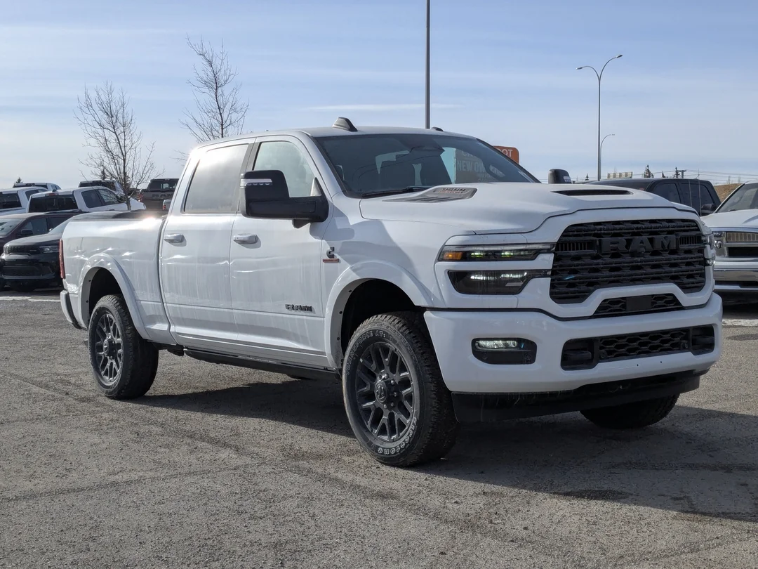 New 2026 White RAM Limited - - 4x4 - Cummins Diesel - Night Ed. - Level 1 & Tow Grp & More! image 2