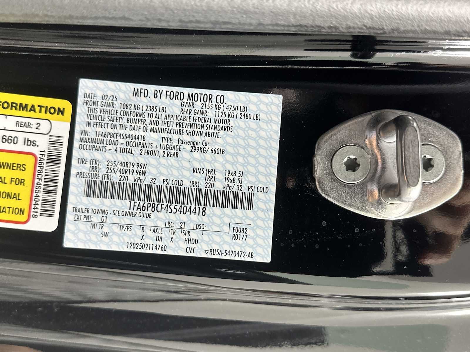 2025 Ford Mustang GT Premium Fastback - Photo 25