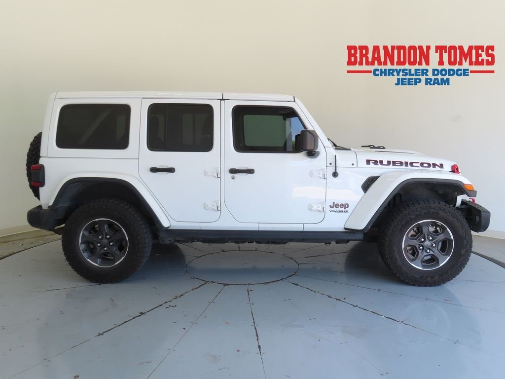 Used 2021 White Jeep Unlimited Rubicon image 2