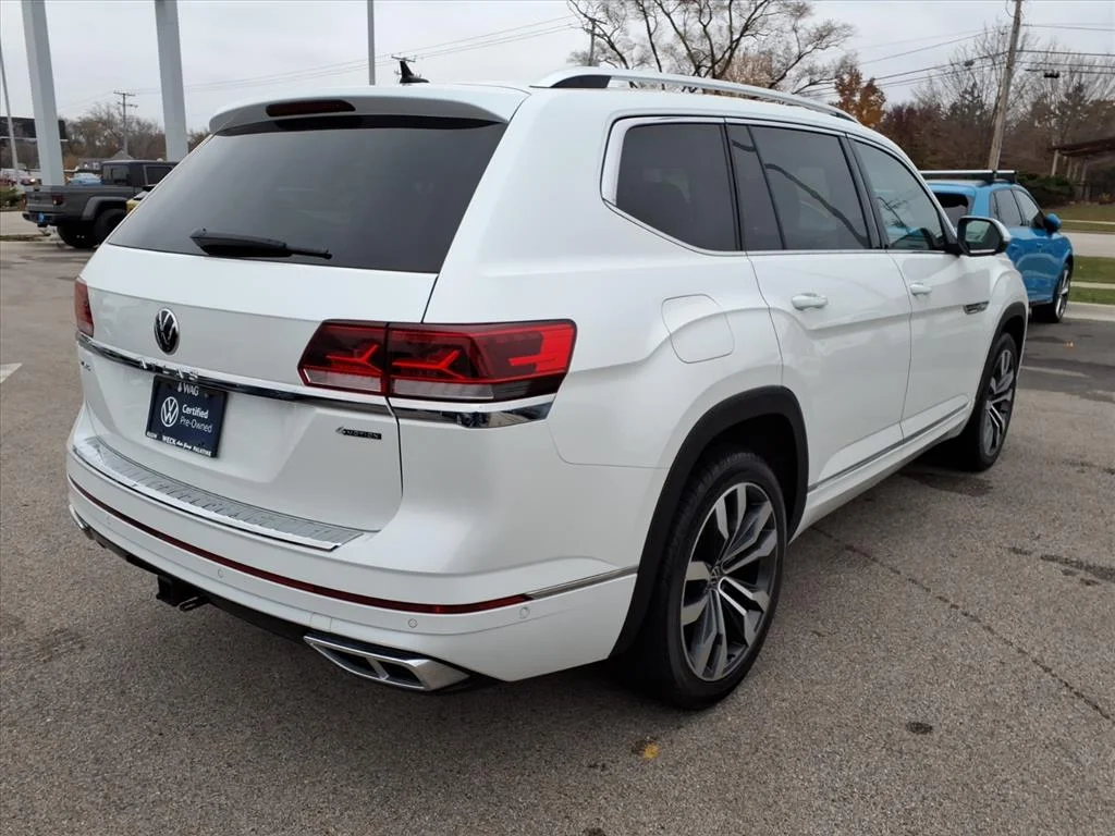 Used 2023 Opal White Pearl (0p0p) Volkswagen V6 SEL Premium R-Line 4Motion image 7