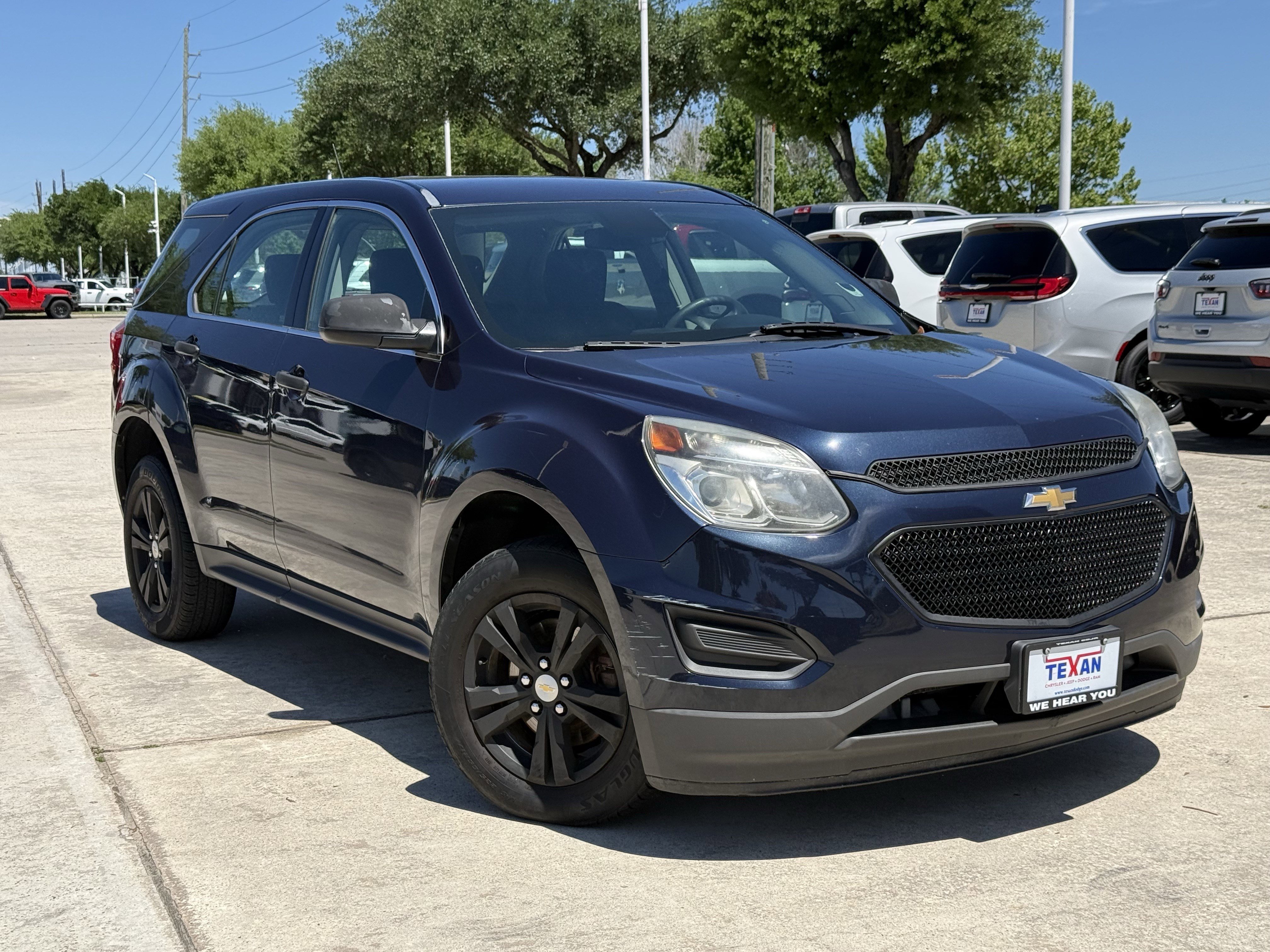 Used 2016 Chevrolet Equinox LS with VIN 2GNALBEK0G1117505 for sale in Humble, TX