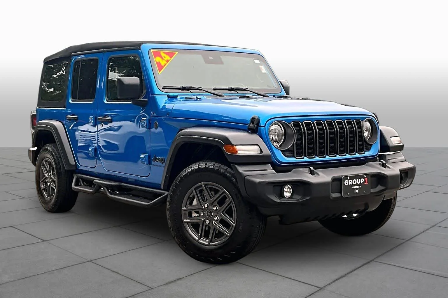 Used 2024 Hydro Blue Pearlcoat Jeep Sport S image 3