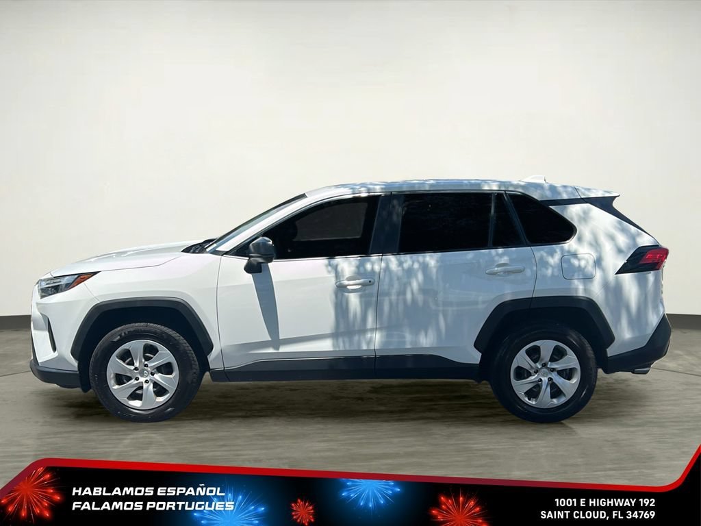 Used 2023 White Toyota LE image 3