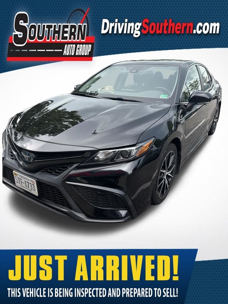 Used 2021 Black Toyota SE image 1
