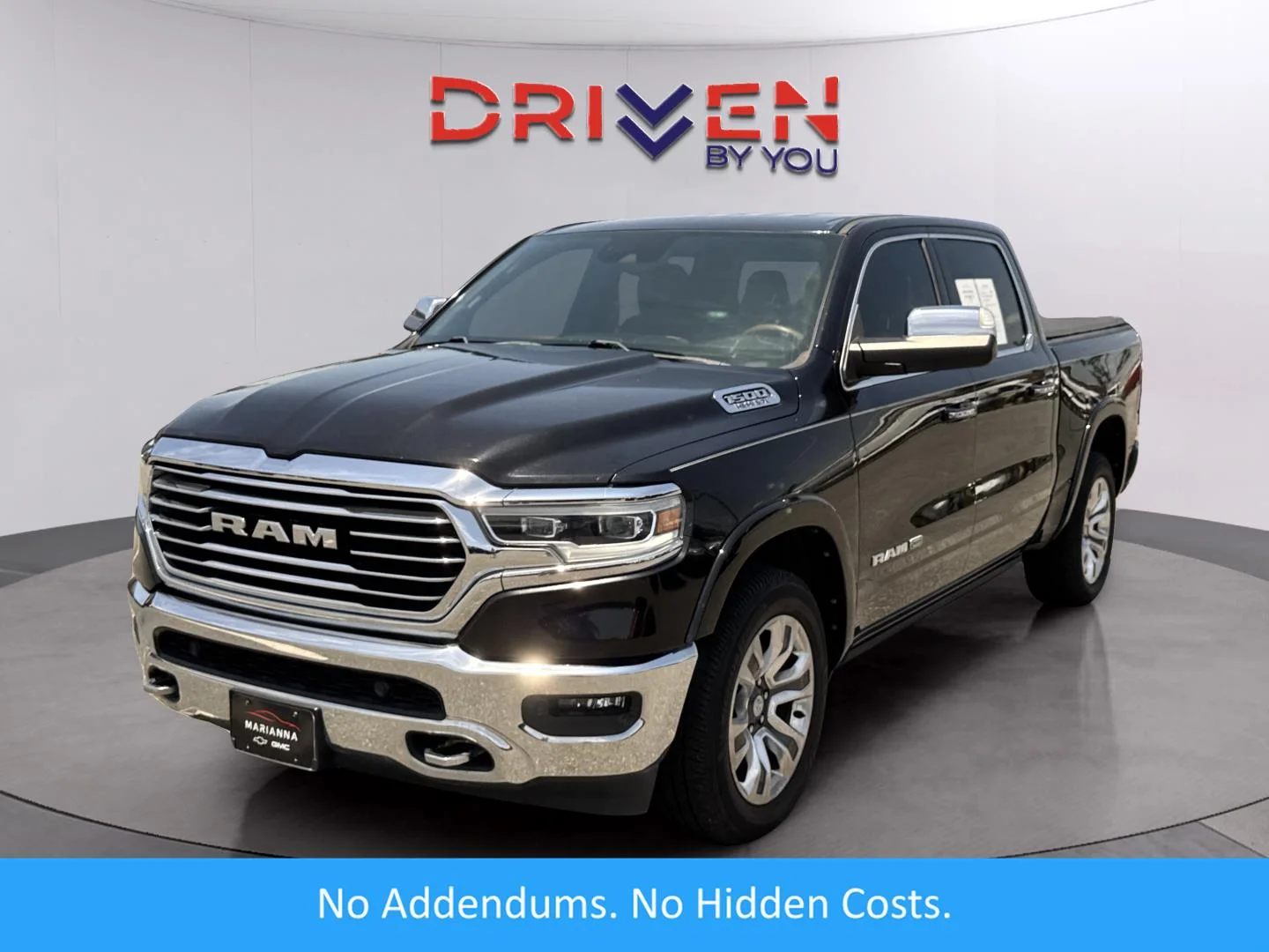 Used 2019 Diamond Black Crystal Pearlcoat Ram Longhorn image 1