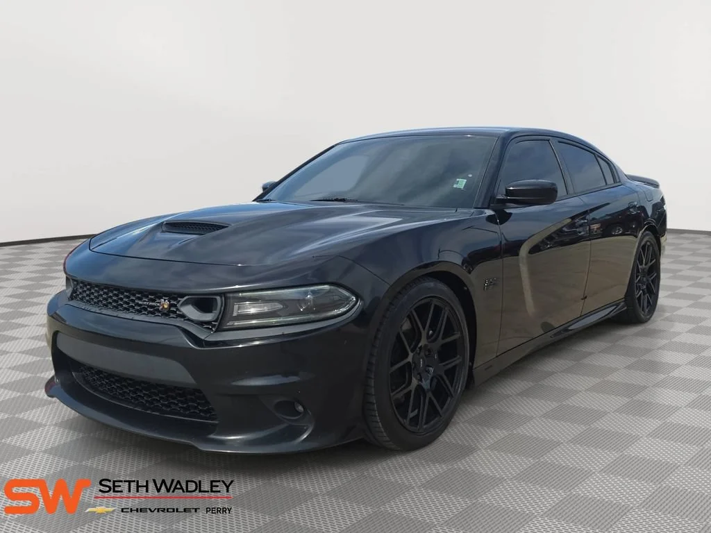 Used 2019 Black Dodge Scat Pack RWD image 3