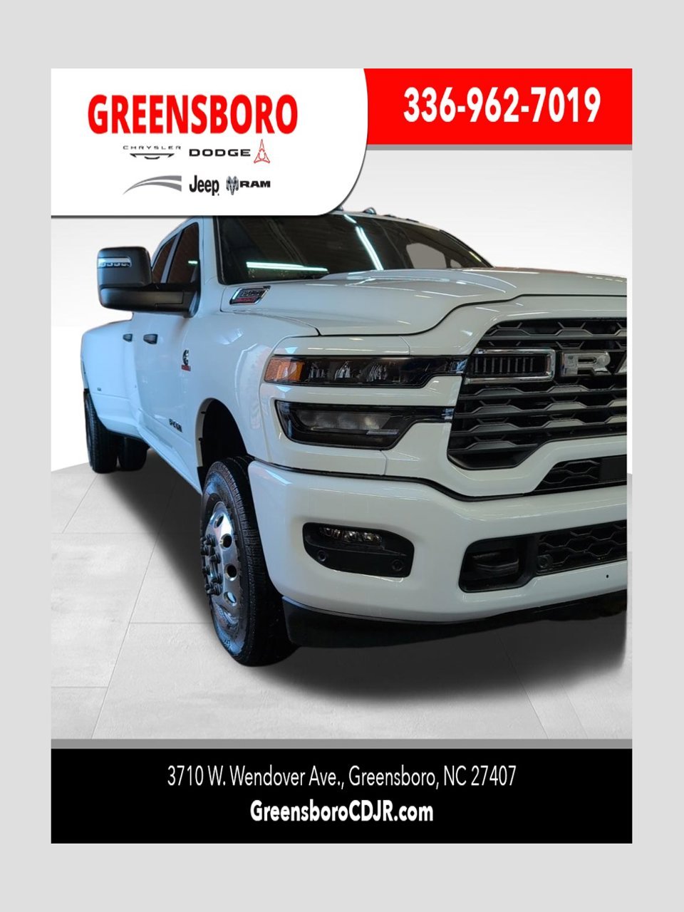 New 2027 Bright White Clear-Coat Exterior Paint RAM Big Horn image 1