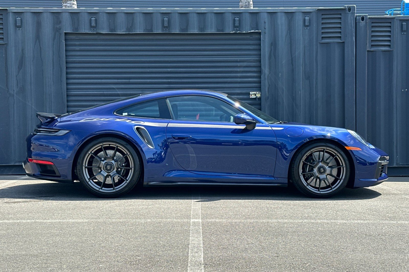 Certified Used 2025 Gentian Blue Metallic Porsche Turbo 50 Years image 9