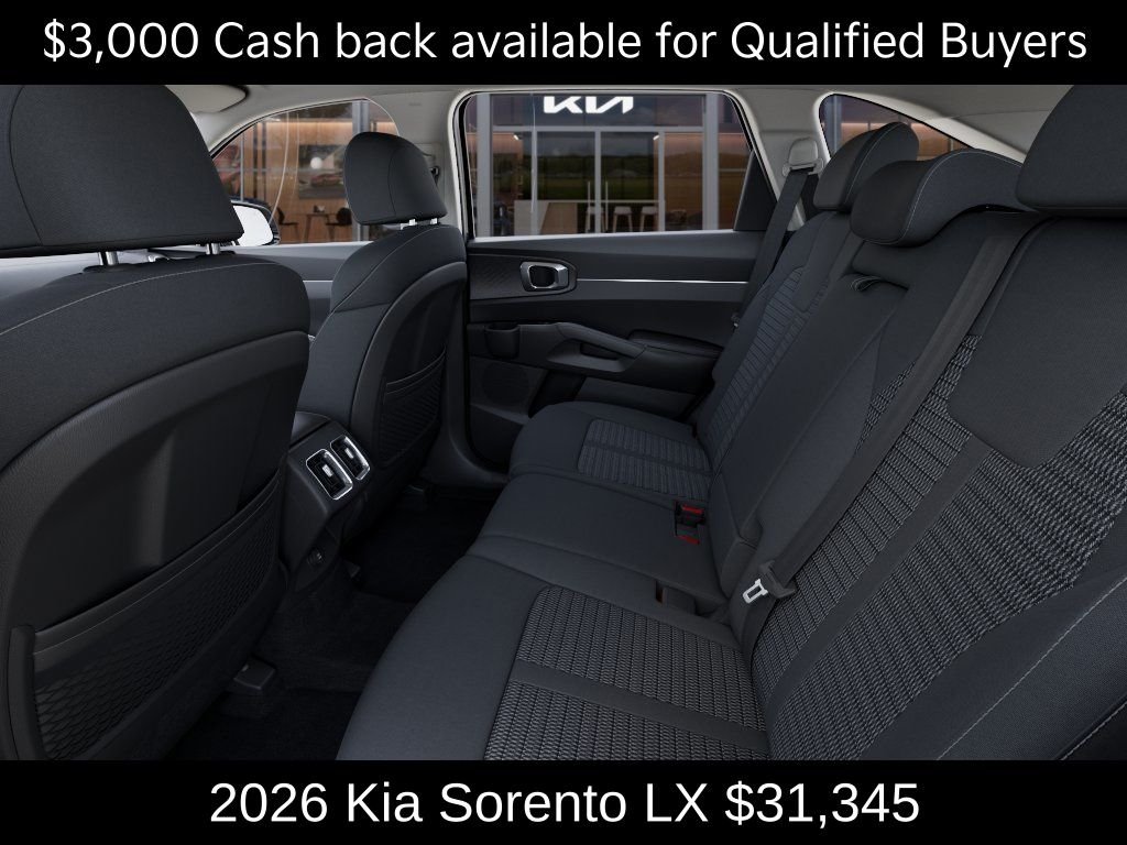New 2026 Ebony Black Kia LX image 18