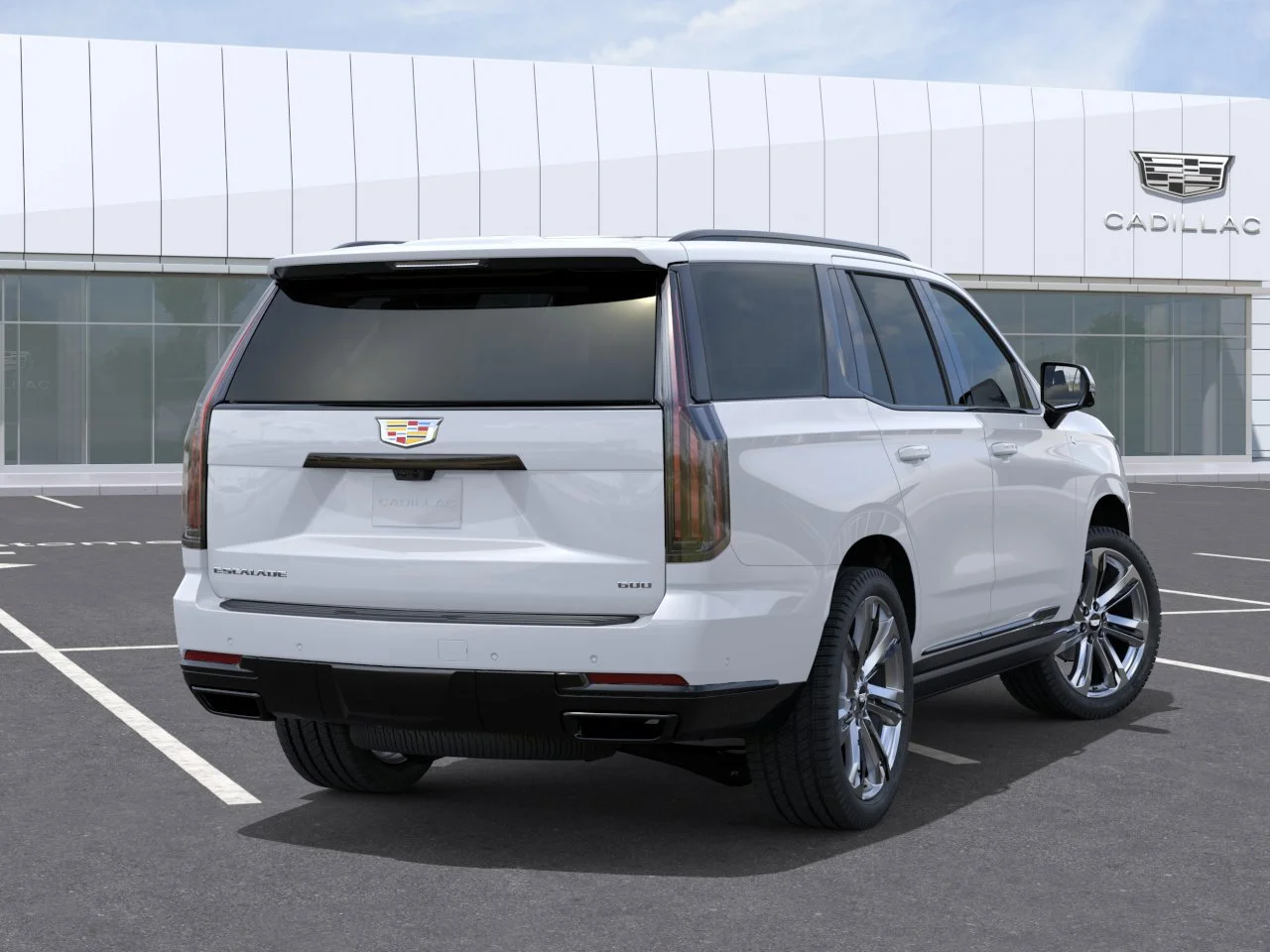 New 2026 Vibrant White Tricoat Cadillac 4WD Sport image 5