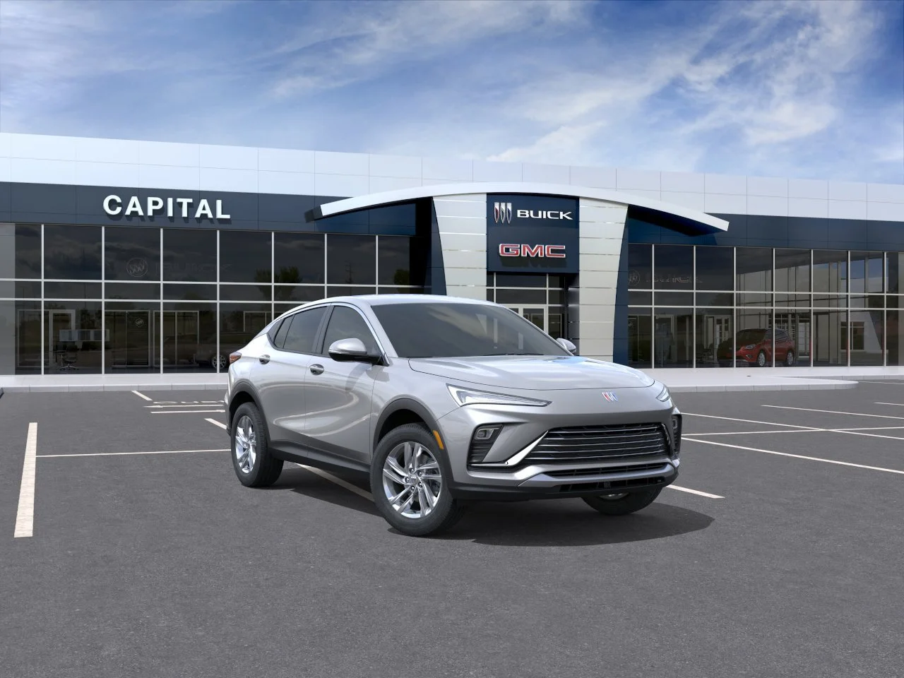 New 2026 Moonstone Grey Metallic Buick Preferred image 2
