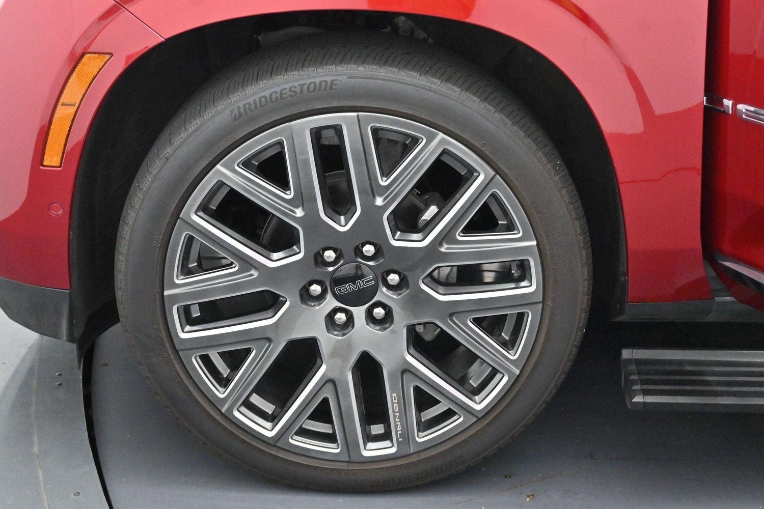Used 2025 Volcanic Red Tintcoat GMC Denali Ultimate image 46
