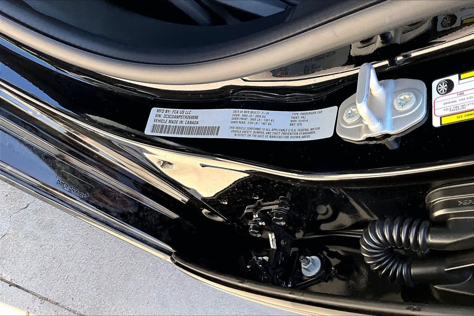 New 2026 Diamond Black Crystal Pearlcoat Dodge R/T image 21