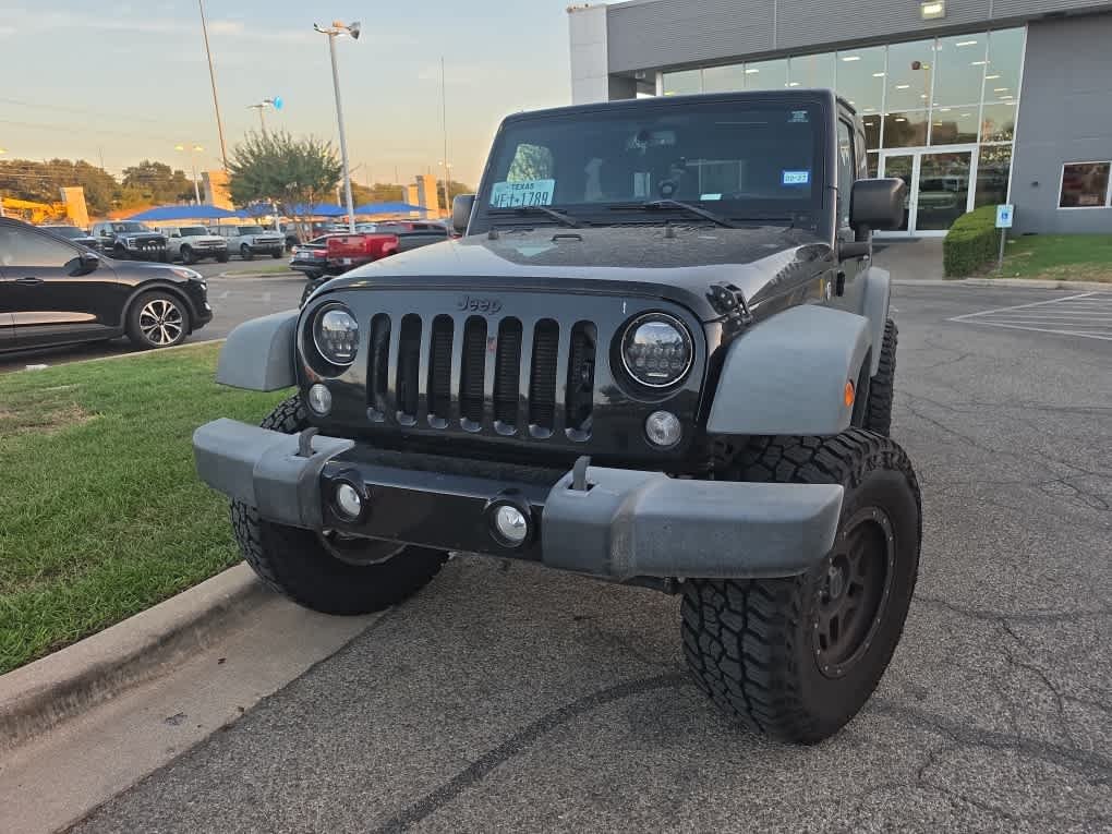 Used 2016 Black Clearcoat Jeep Willys Wheeler image 2