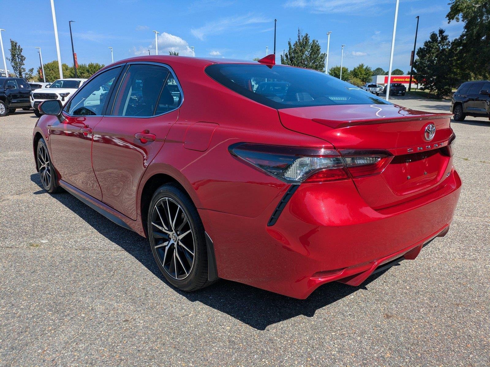 Used 2024 Supersonic Red Toyota SE image 6