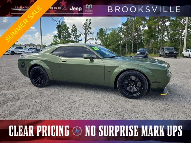 Certified Used 2023 Green Dodge R/T Scat Pack Widebody image 1