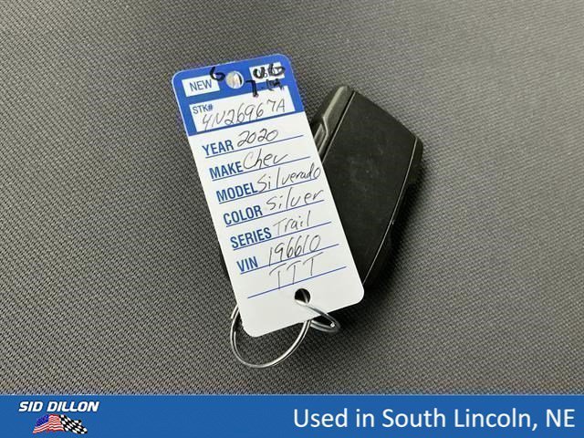 Used 2020 Silver Ice Metallic Chevrolet Custom Trail Boss image 8