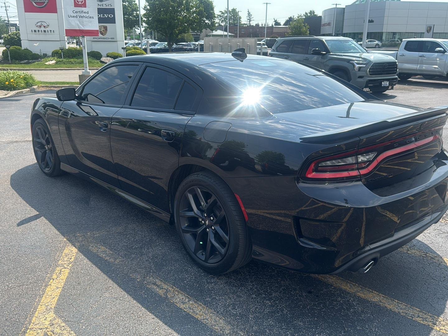 Used 2022 Pitch Black Clearcoat Dodge GT image 4