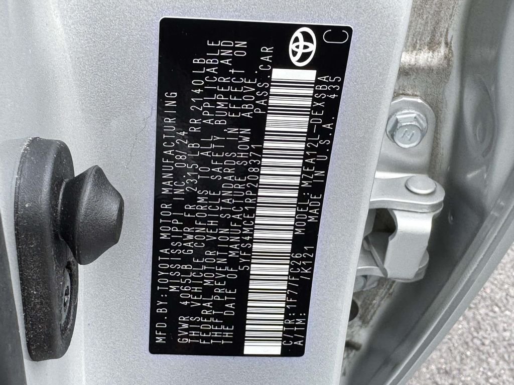 Used 2024 Silver Toyota SE image 27