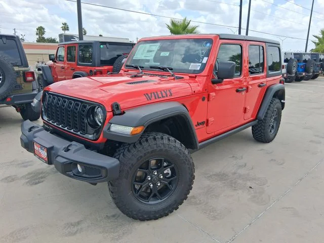 New 2026 Firecracker Red Clear-Coat Exterior Paint Jeep Willys image 3
