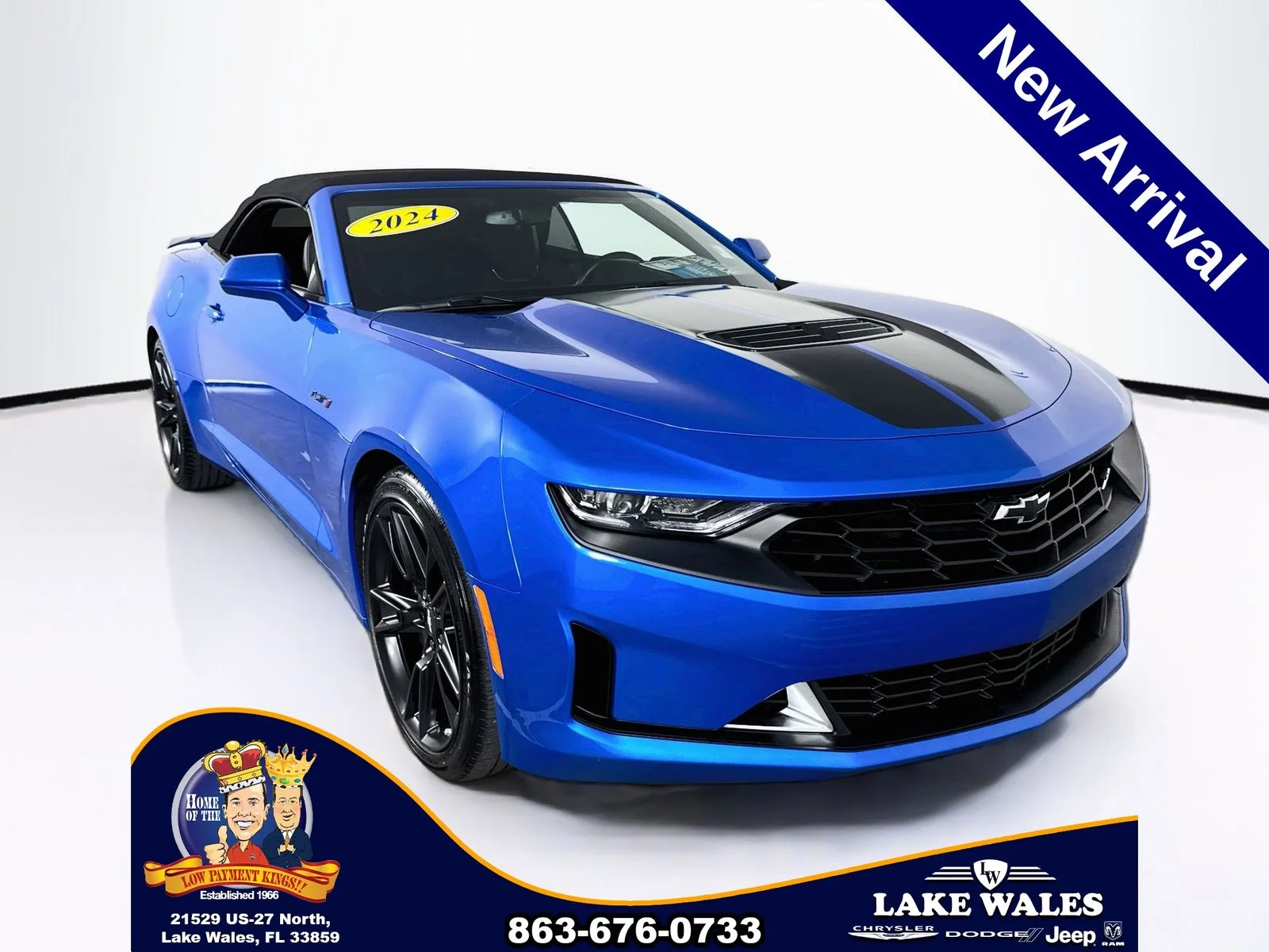 Used 2024 Blue Chevrolet LT1 image 1
