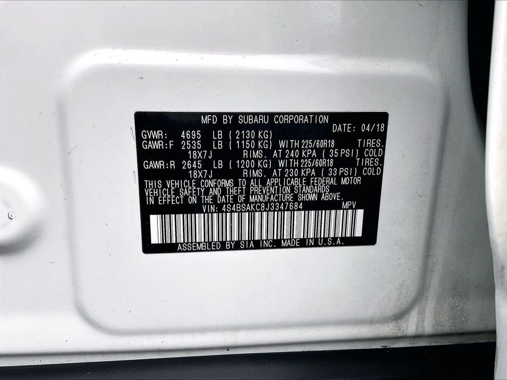 Used 2018 Crystal White Pearl Subaru 2.5i image 35