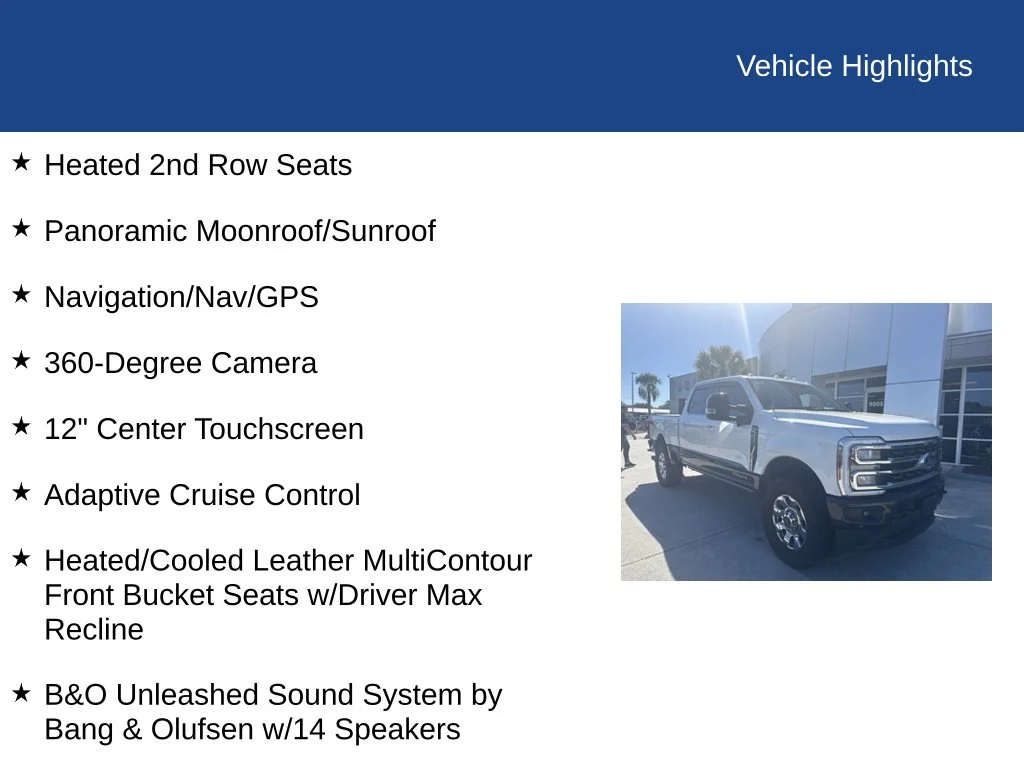 Used 2025 White Ford King Ranch image 18