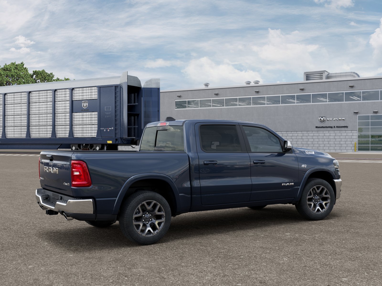 New 2026 Forged Blue Metallic Exterior Paint RAM Laramie image 30