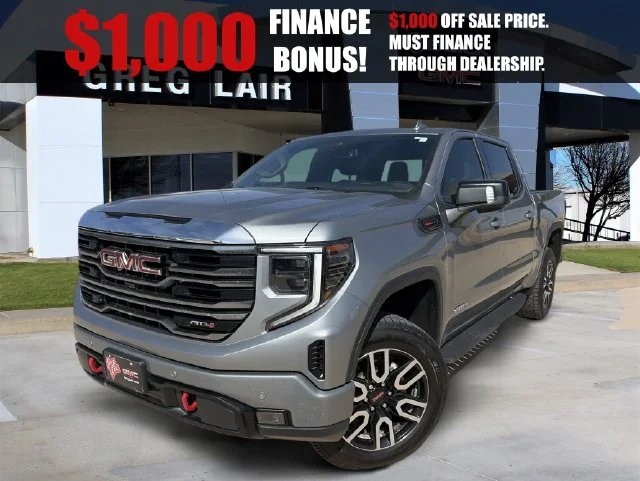 Used 2023 Silver GMC AT4 image 1