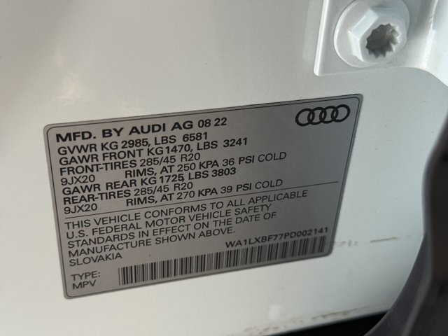 Used 2023 White Audi Premium Plus image 27