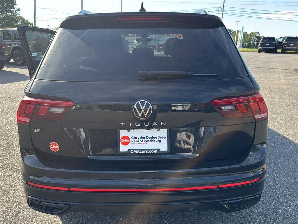 Used 2023 Deep Black Pearl Volkswagen SE R-Line Black image 6