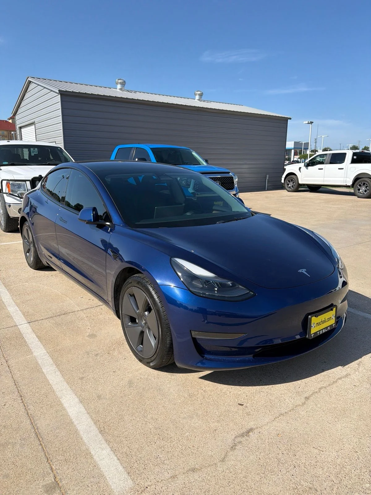 Used 2023 Blue Tesla Base image 1