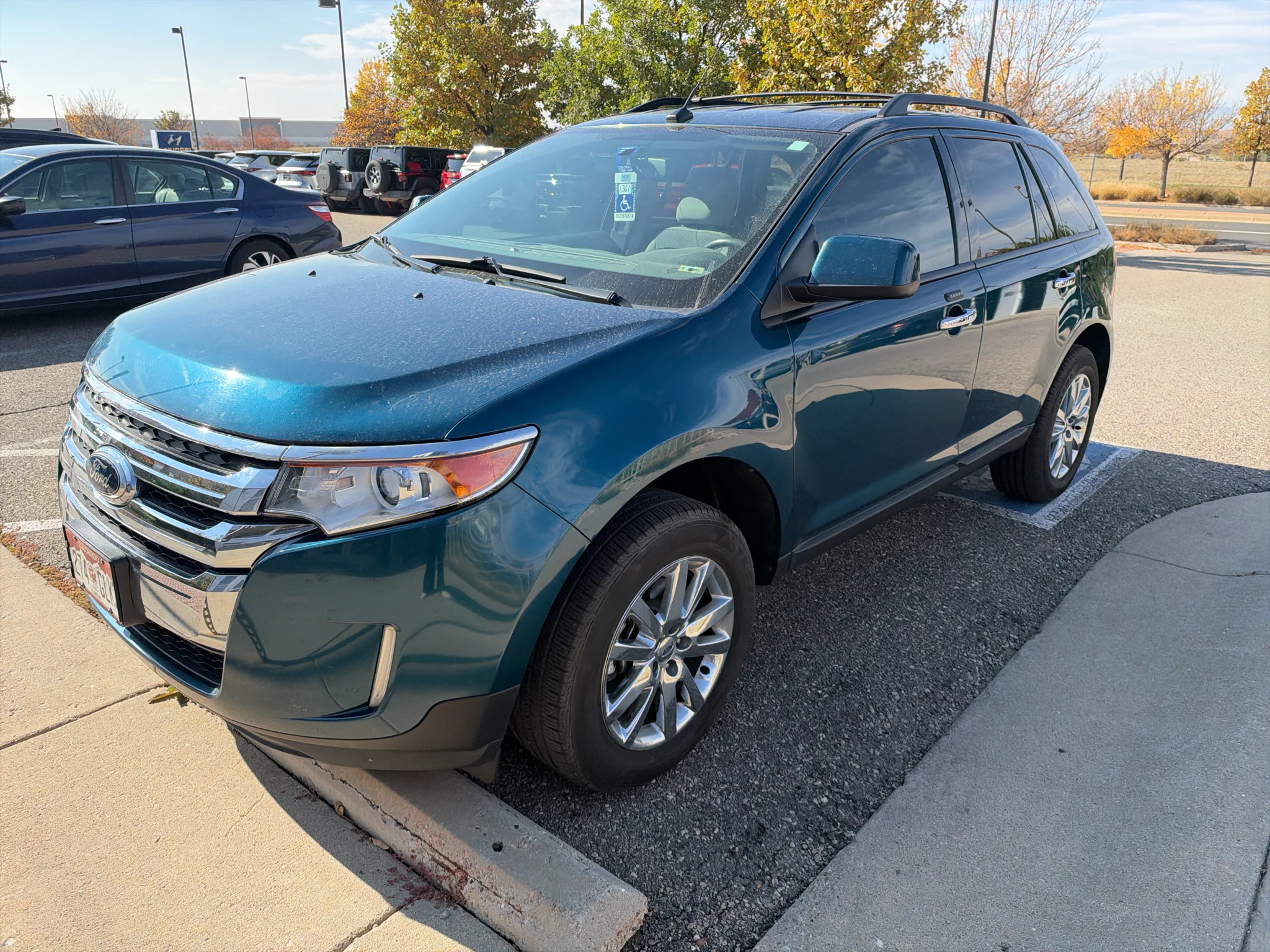 Used 2011 Mediterranean Blue Metallic Ford SEL image 1