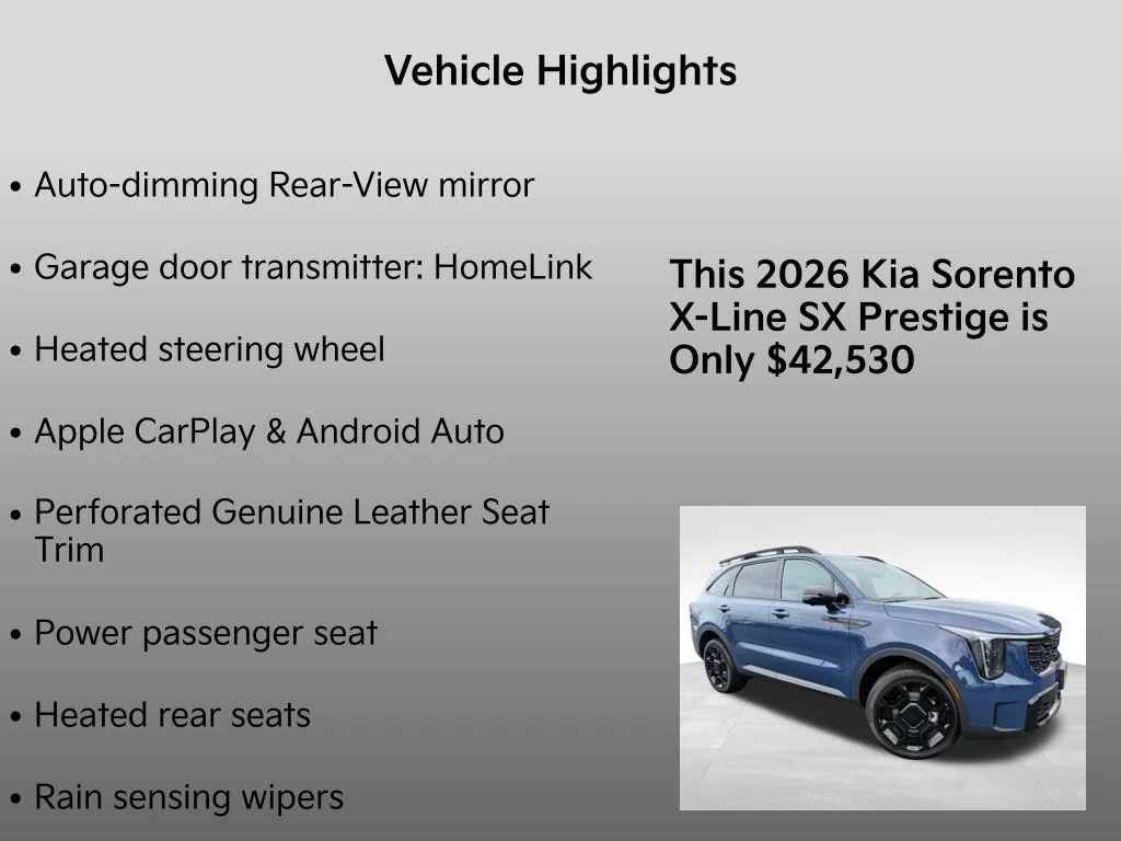 New 2026 Midnight Lake Blue Kia X-Line SX Prestige image 32