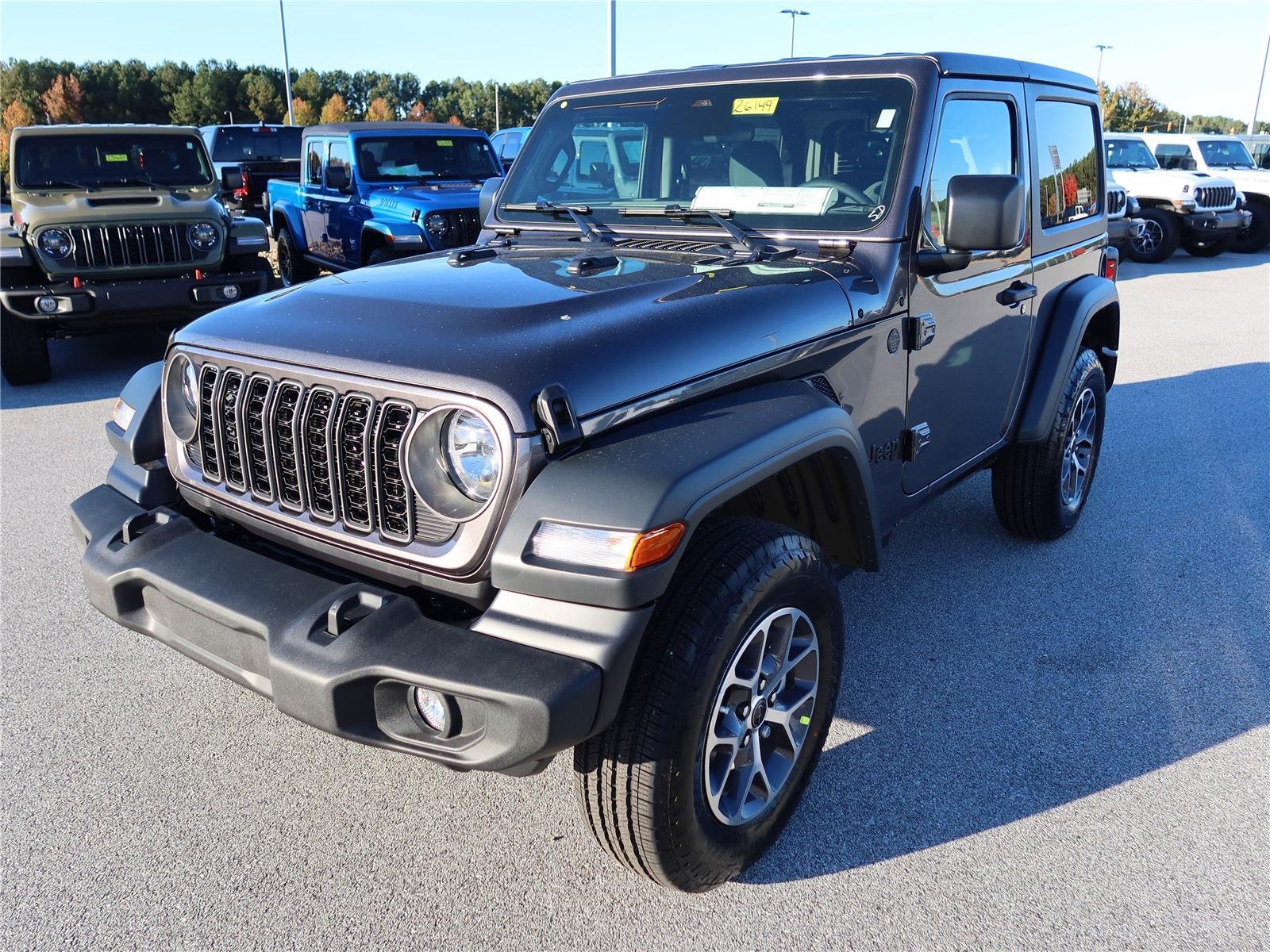 New 2026 Granite Crystal Metallic Clear-Coat Exterior Paint Jeep Sport S image 3