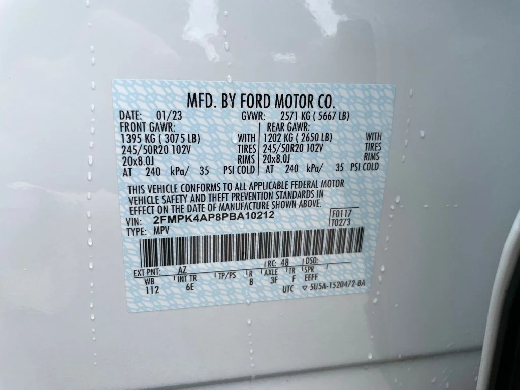 Used 2023 White Metallic Ford ST image 46