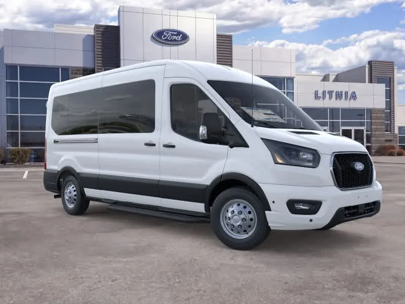 New 2026 Oxford White Ford Passenger Van XLT image 7