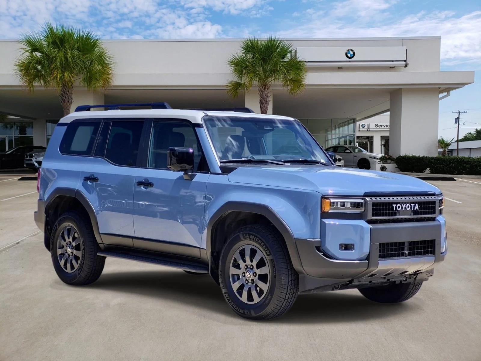 Used 2025 Heritage Blue/Gray Scape Toyota Base image 3